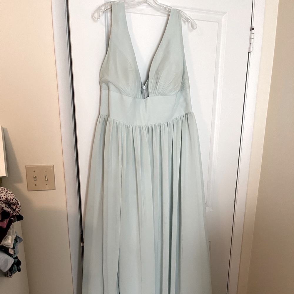 JJ’s house bridesmaid dress sage green size 22w